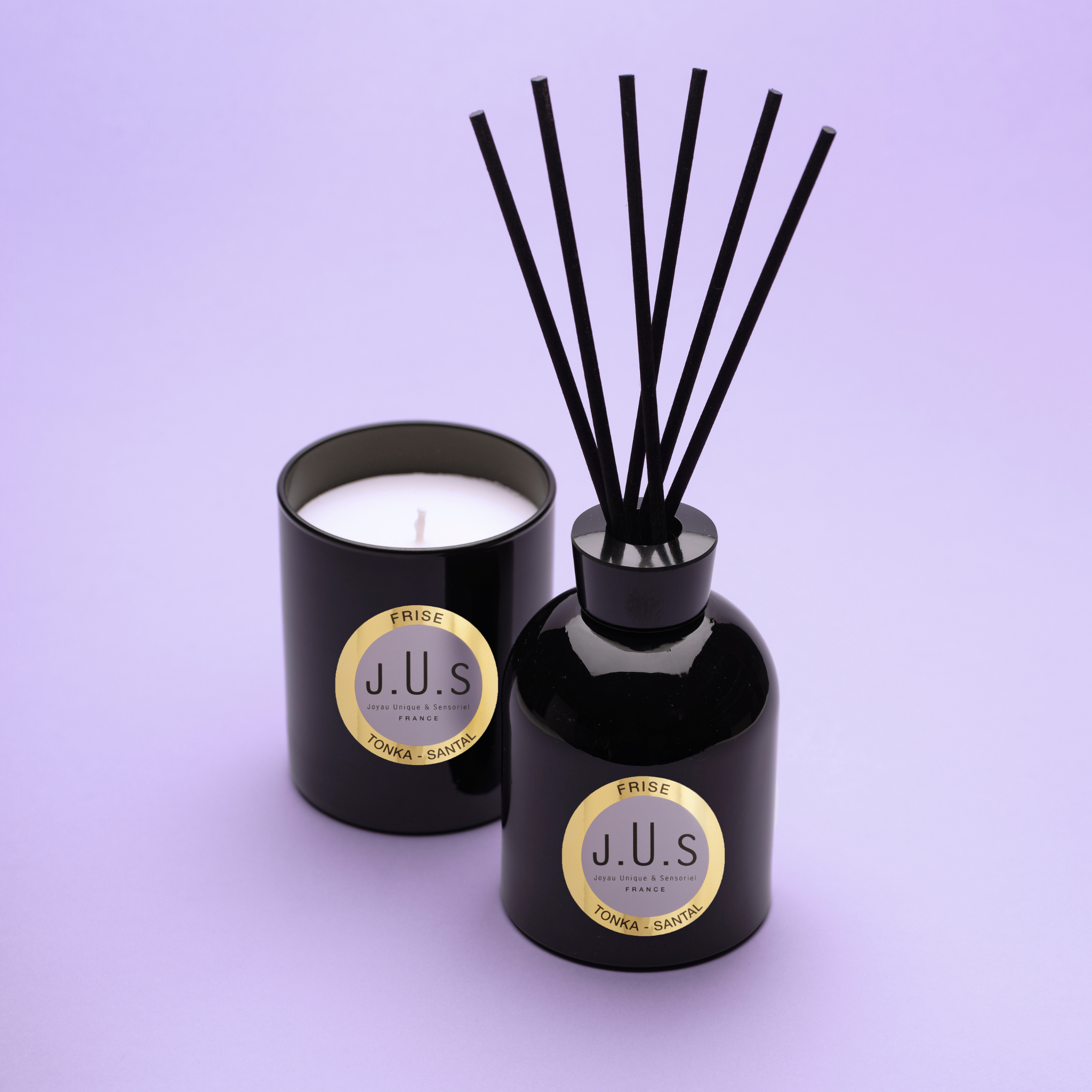 Duo aus Duftkerze & Diffusor – FRISE